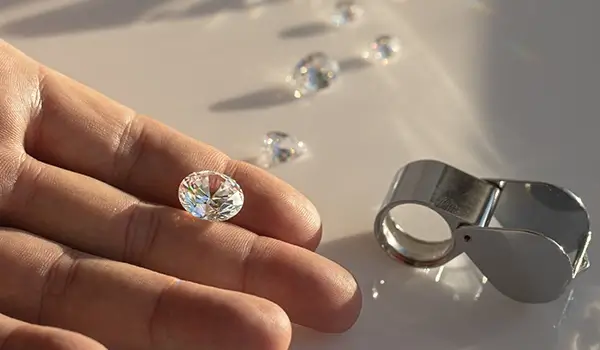 diamante con taglio brillante diamante con taglio brillante