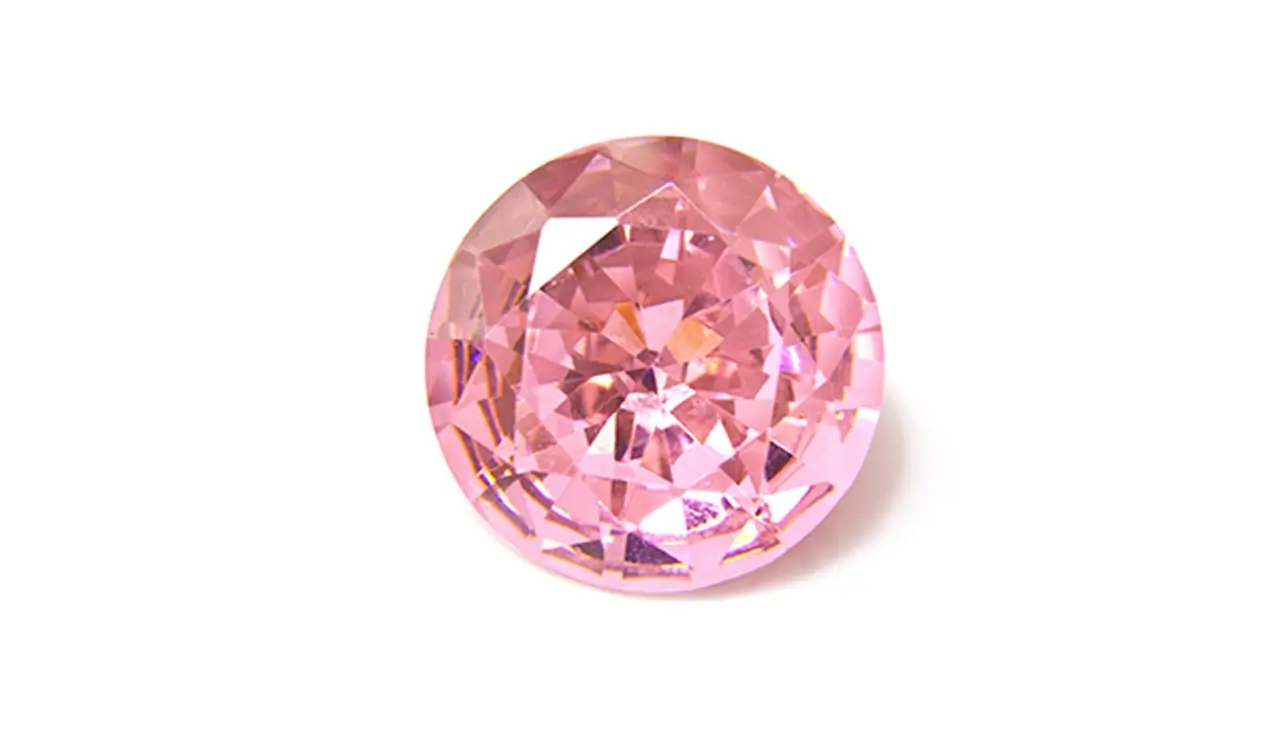pietra di diamante rosa
