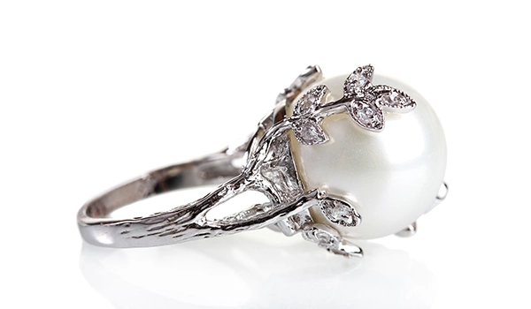 anello con perla anello con perla